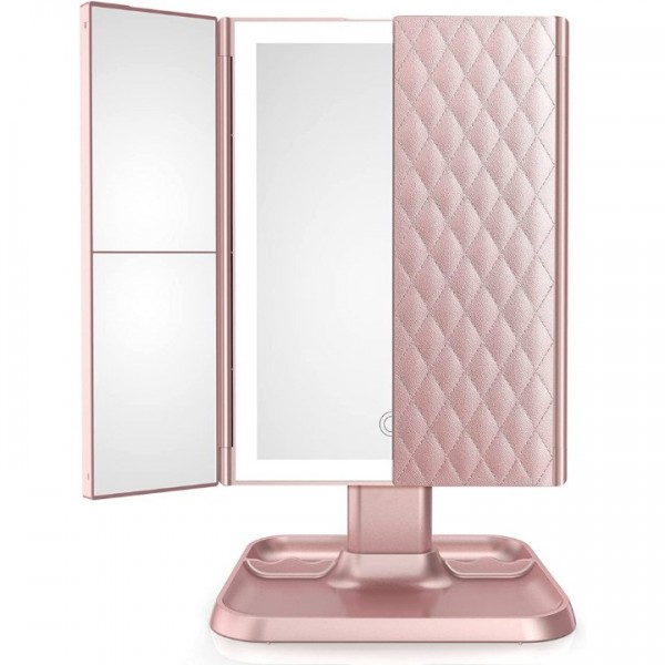 Makeup Mirror Vanity Mirror with Lights and Magnif...